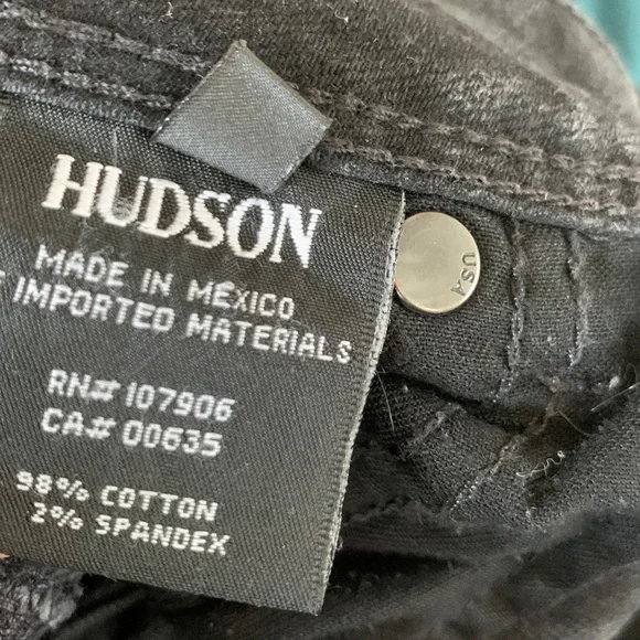 Hudson black jeans, size 26 - Picture 5 of 6